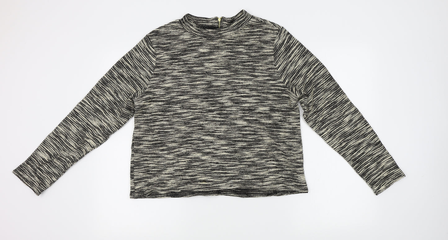 H&M Womens Grey   Pullover Jumper Size L