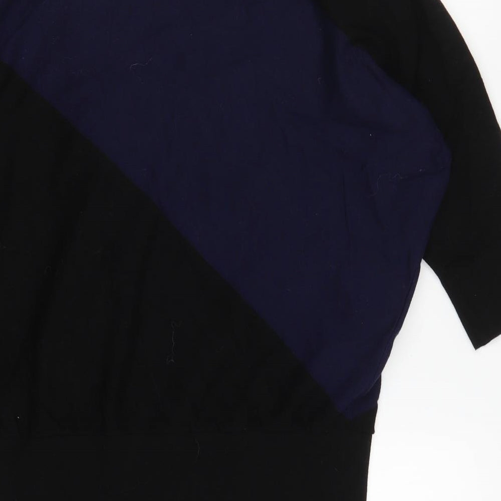 Phase Eight Womens Blue   Pullover Jumper Size 12  - Black and Blue