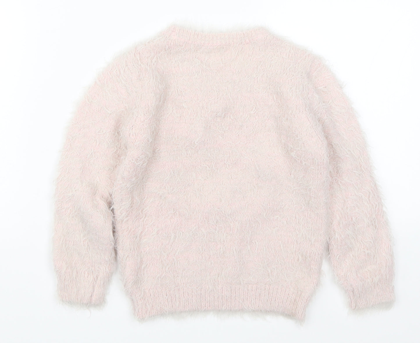 Primark Girls Pink   Pullover Jumper Size 5-6 Years  - Awesome Girl