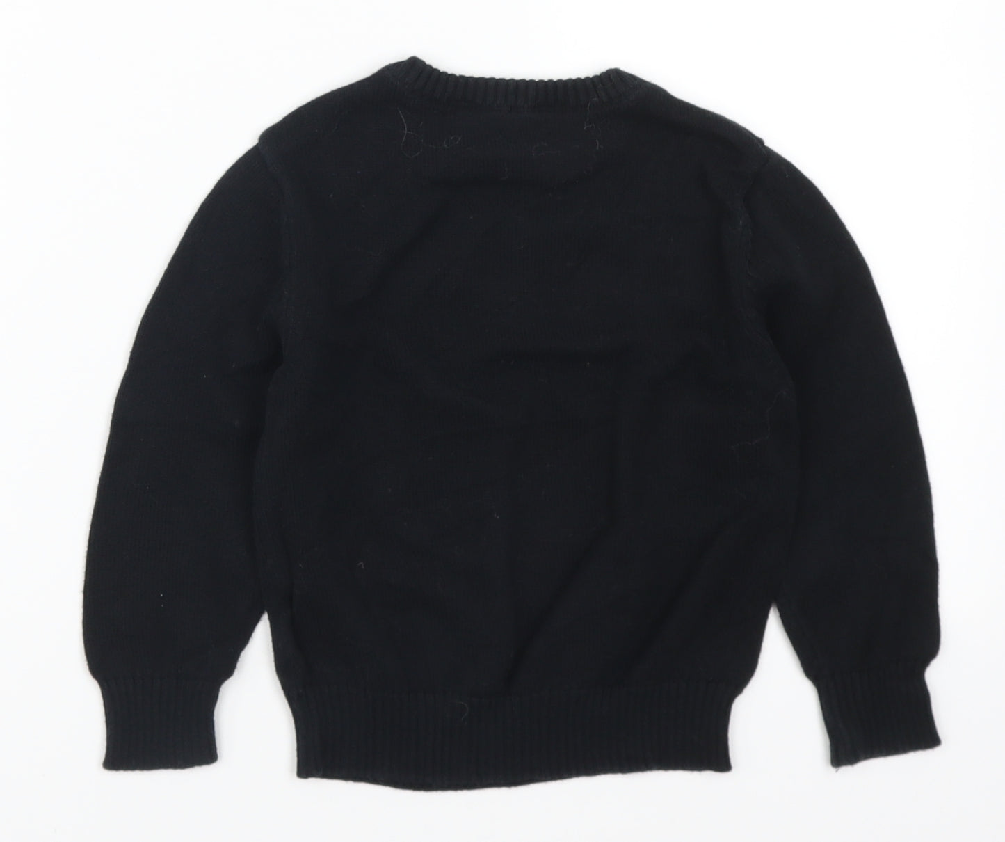 H&M Boys Black   Pullover Jumper Size 3-4 Years  - Boo