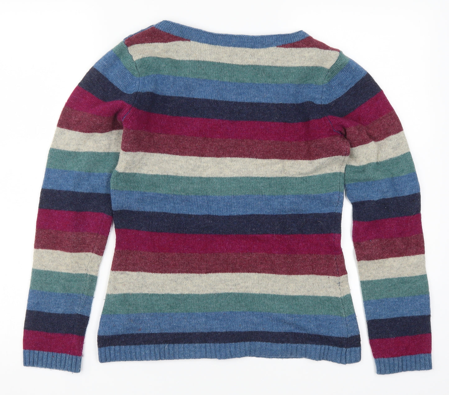 Seasalt Cornwall Womens Multicoloured Striped  Pullover Jumper Size 8