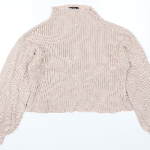 SheIn Womens Pink   Pullover Jumper Size M