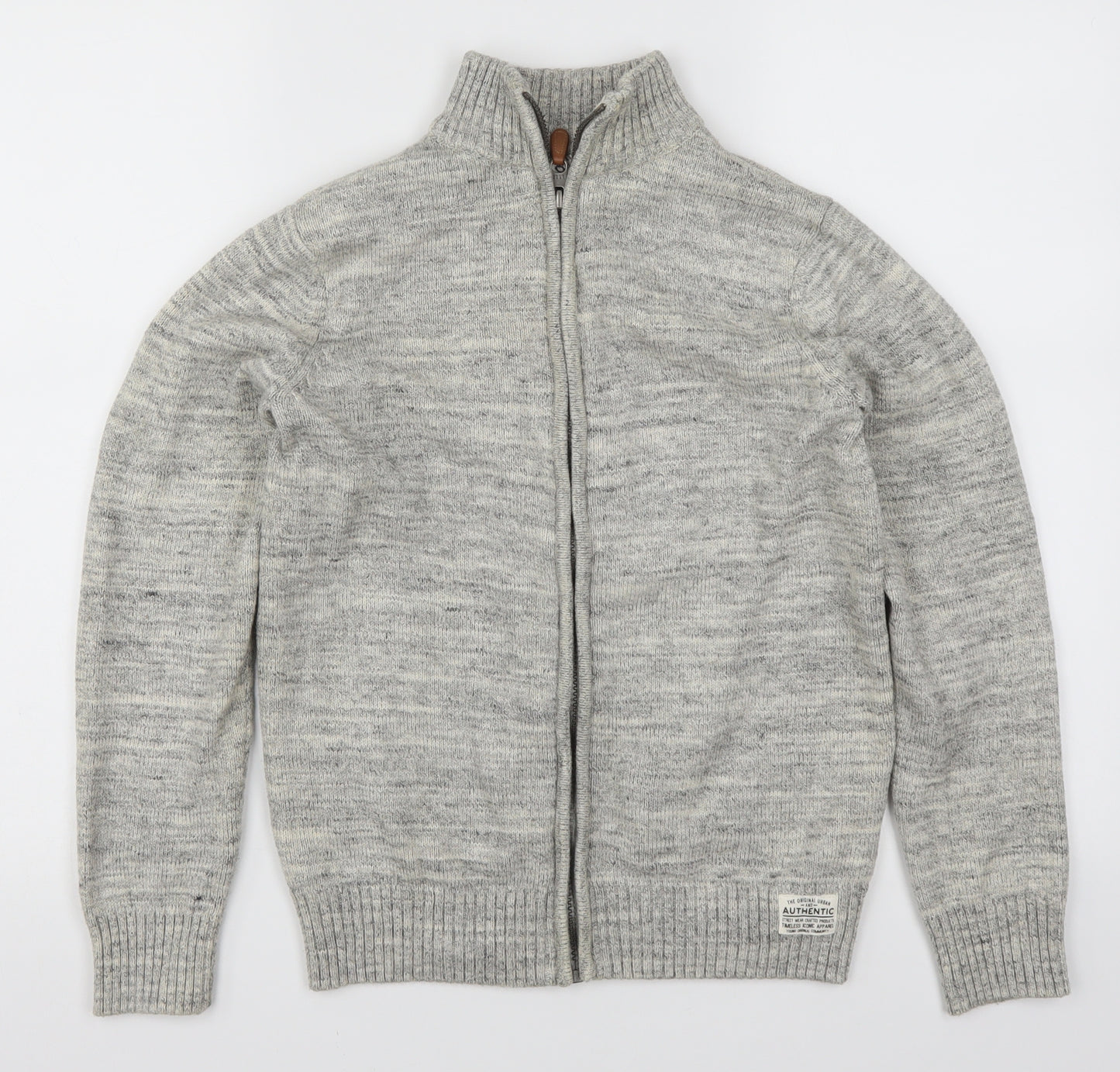 H&M Boys Grey   Cardigan Jumper Size 11-12 Years