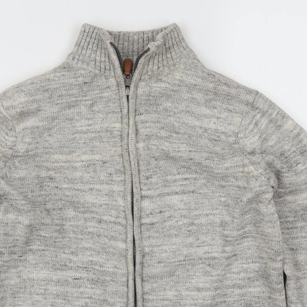 H&M Boys Grey   Cardigan Jumper Size 11-12 Years