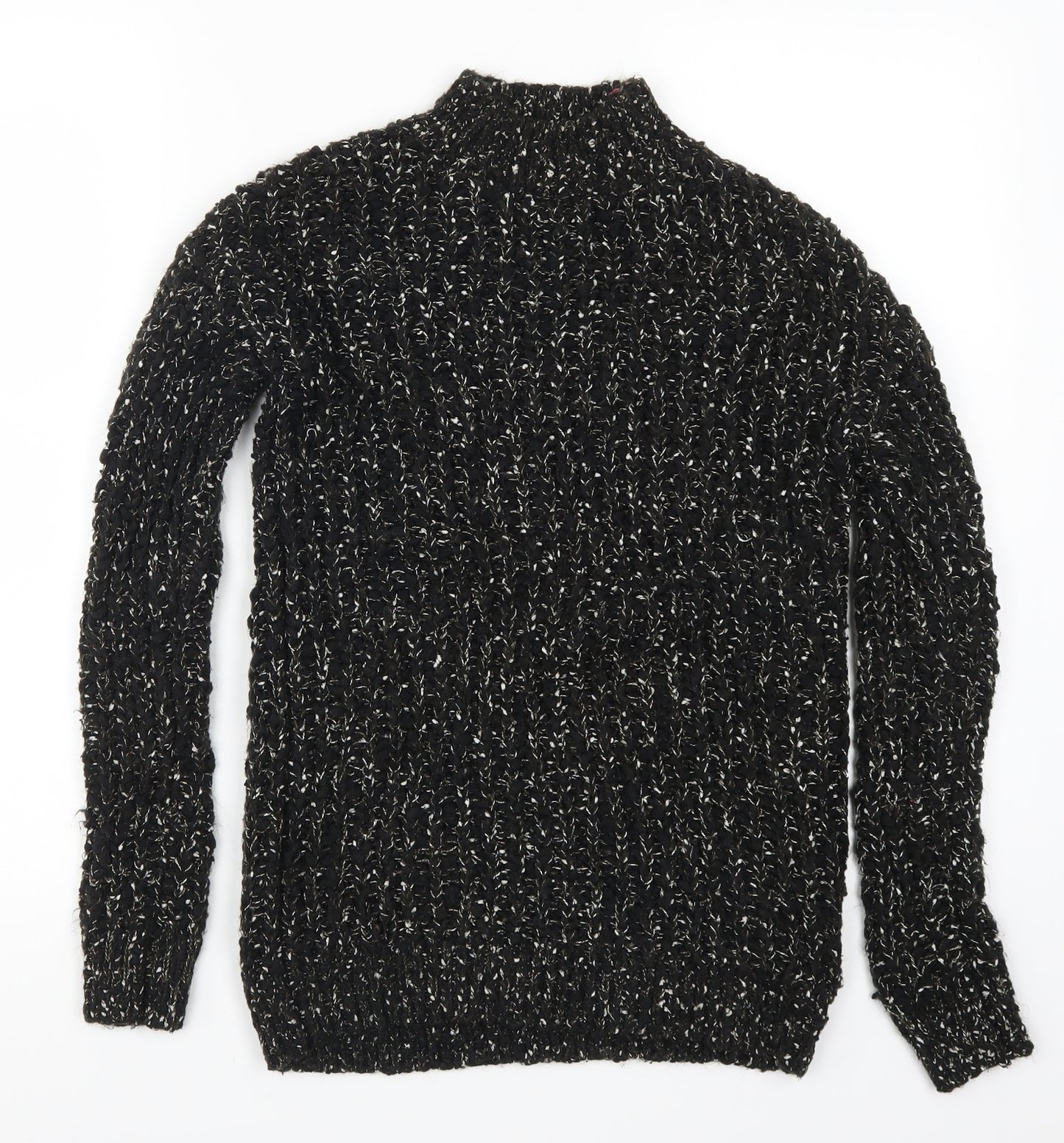 Papaya Womens Black  Knit  Jumper Size XS