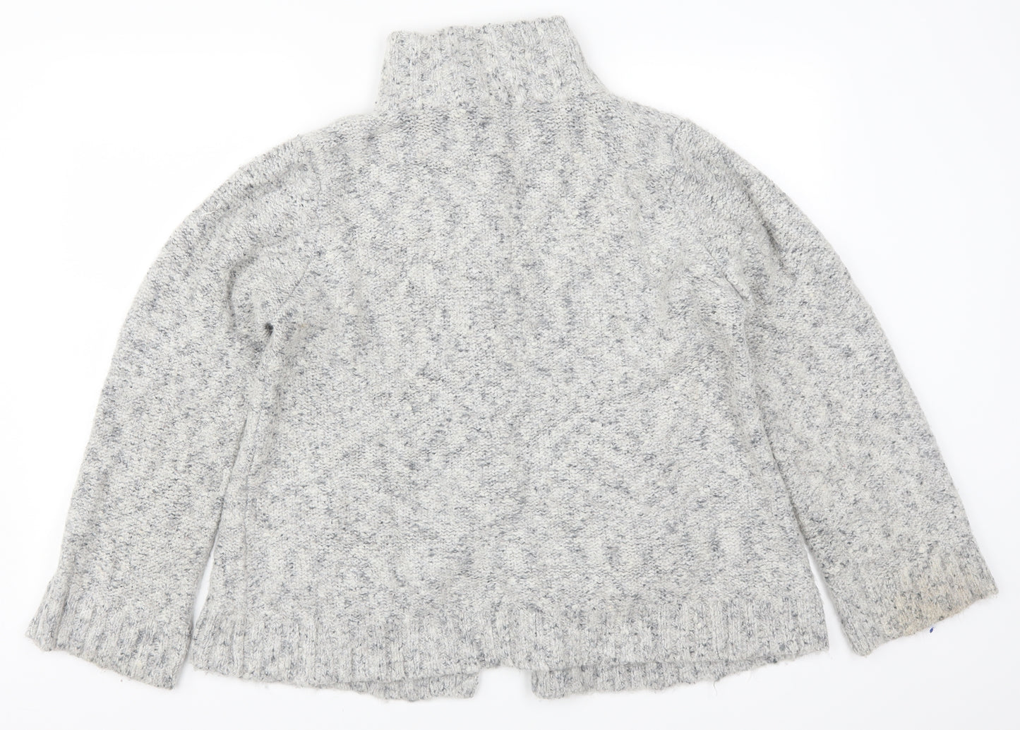 BHSg Womens Grey  Knit Cardigan Jumper Size 18