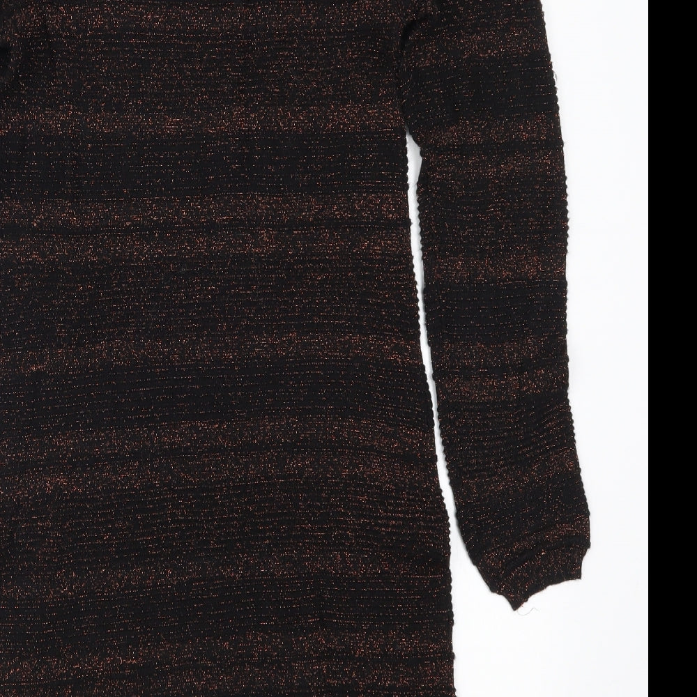 Atmosphere Womens Brown  Knit Jumper Dress  Size 12