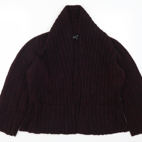 EAST Womens Purple  Knit Cardigan Jumper Size 14