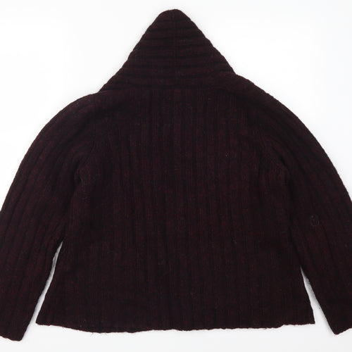 EAST Womens Purple  Knit Cardigan Jumper Size 14