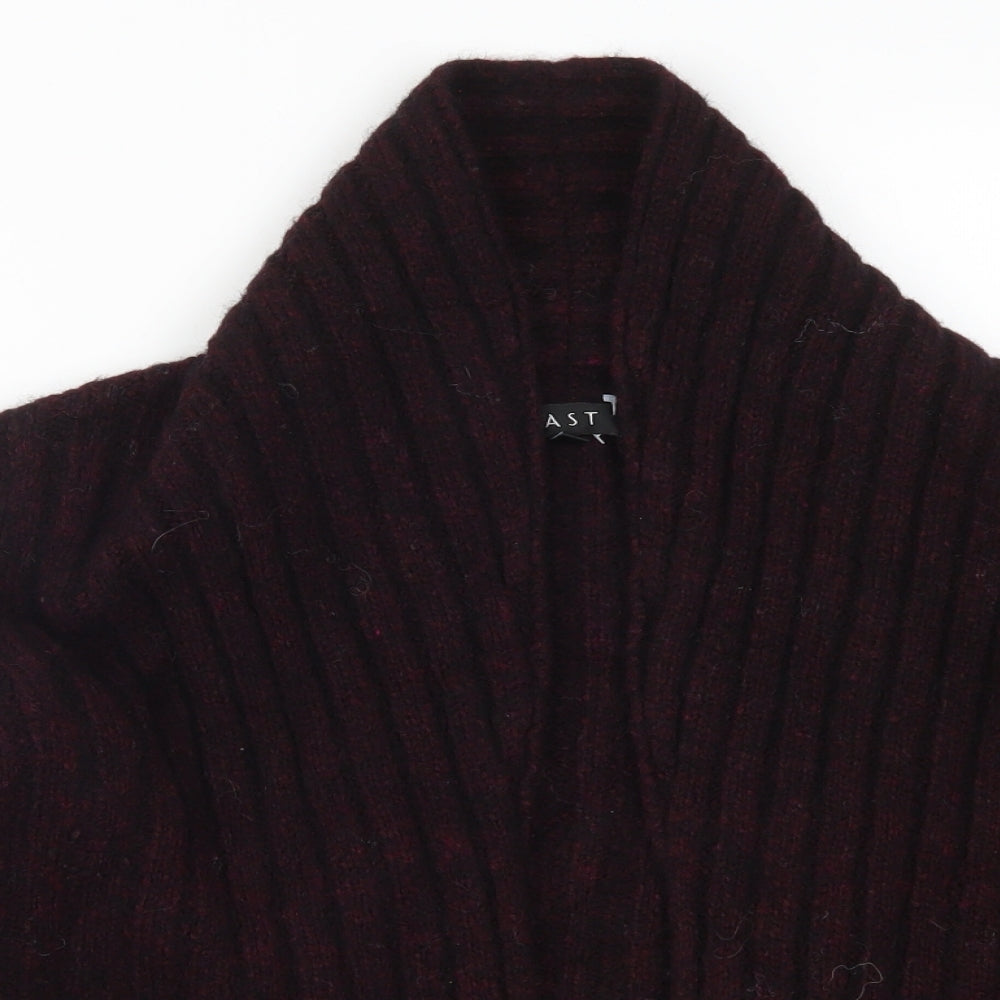 EAST Womens Purple  Knit Cardigan Jumper Size 14