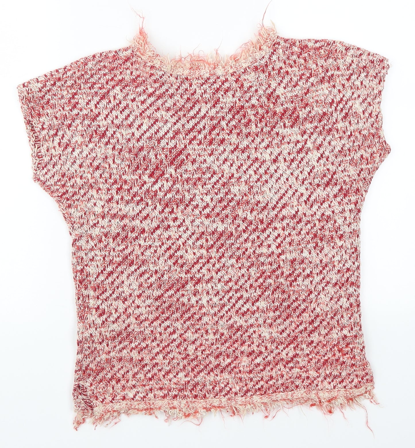 Esprit Womens Red  Knit Pullover Jumper Size XS