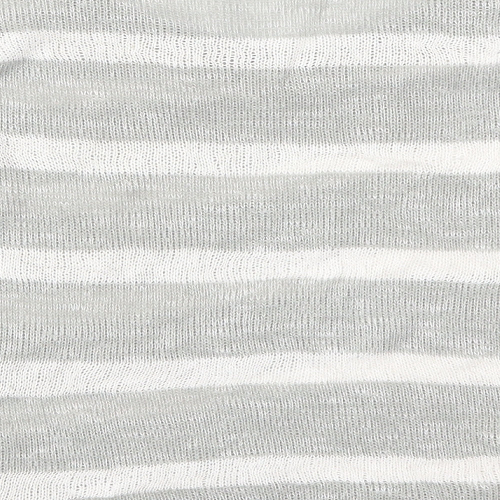 Atmosphere Womens Grey Striped  Pullover Jumper Size 12