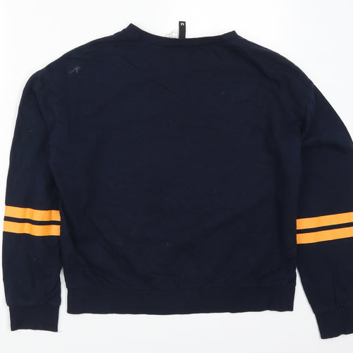 H&M Womens Blue   Pullover Sweatshirt Size M  - Absent Dreams Original NYC