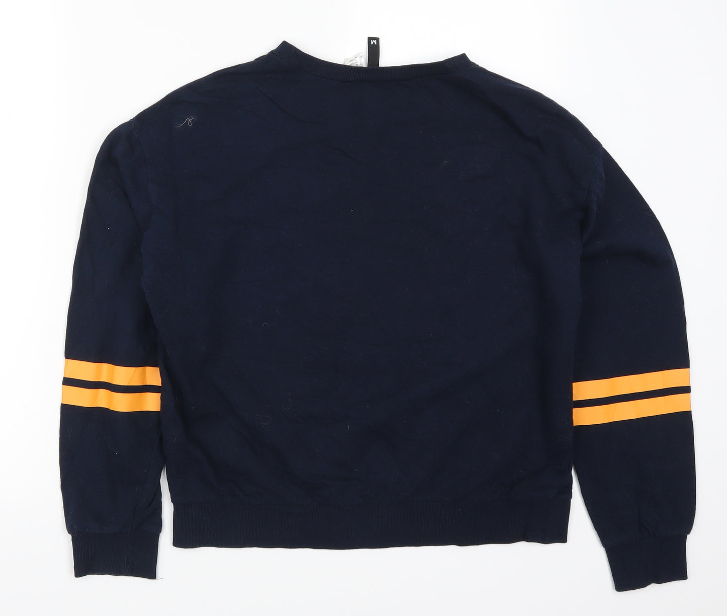 H&M Womens Blue   Pullover Sweatshirt Size M  - Absent Dreams Original NYC