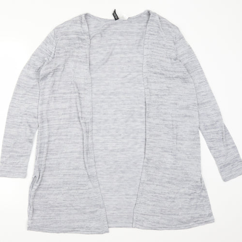 H&M Womens Grey   Cardigan Jumper Size M