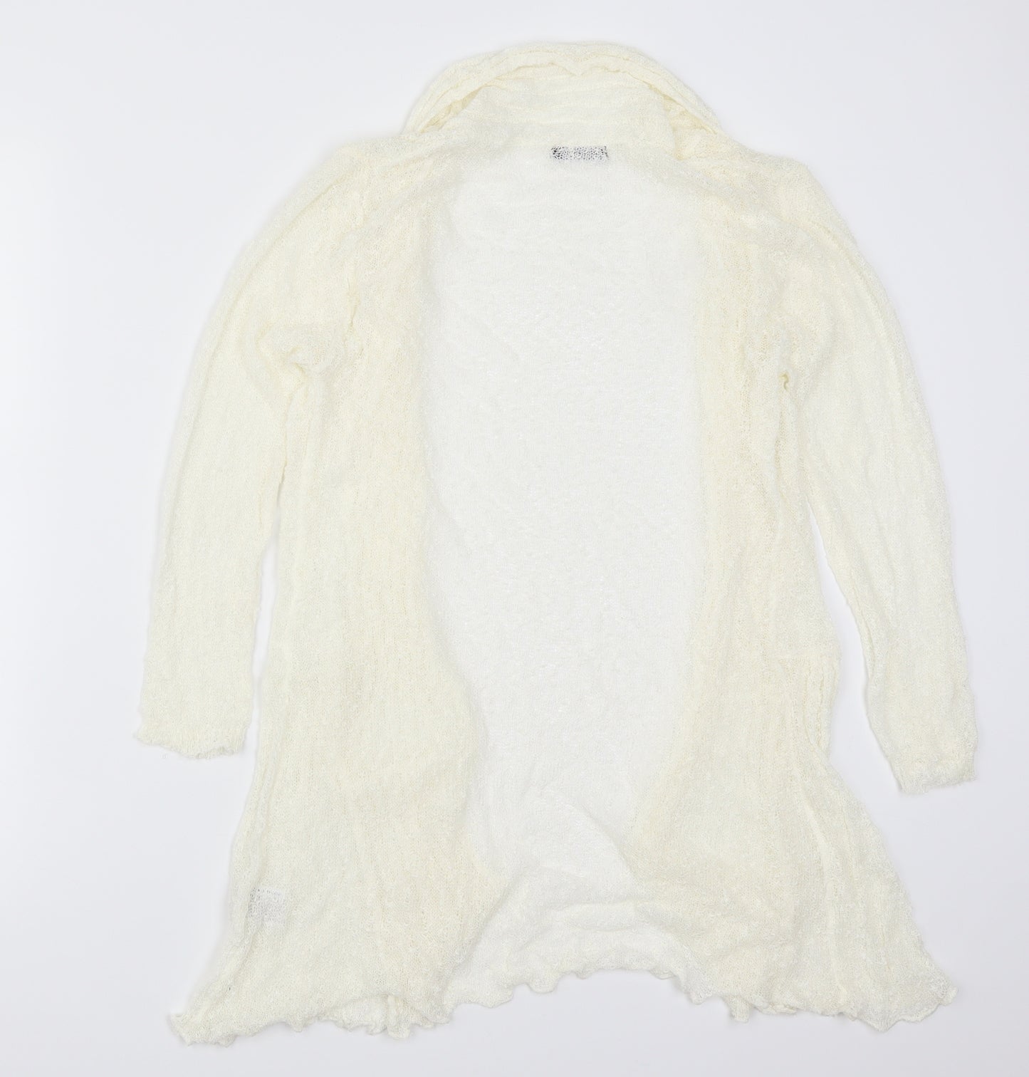 Roman Womens Ivory  Knit Cardigan Jumper Size 10