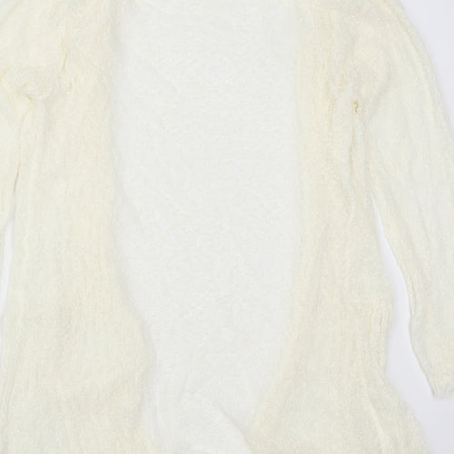 Roman Womens Ivory  Knit Cardigan Jumper Size 10