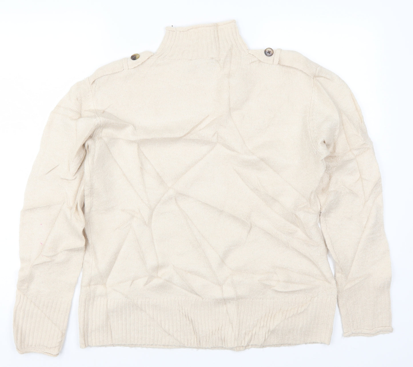 Warehouose Womens Beige   Pullover Jumper Size 10