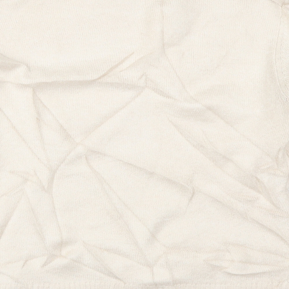 Warehouose Womens Beige   Pullover Jumper Size 10