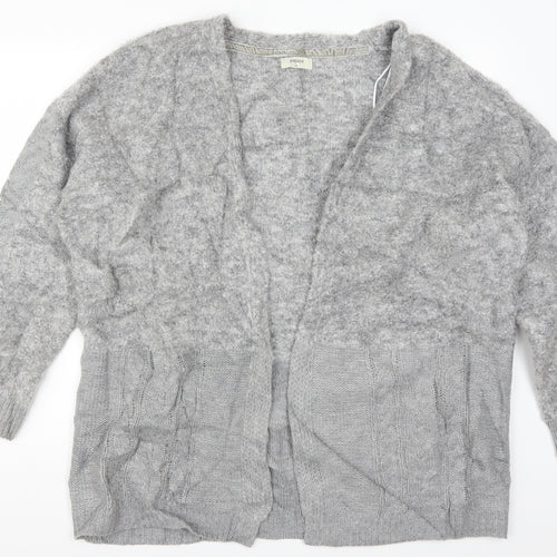 Papaya Womens Grey  Knit Cardigan Jumper Size XL