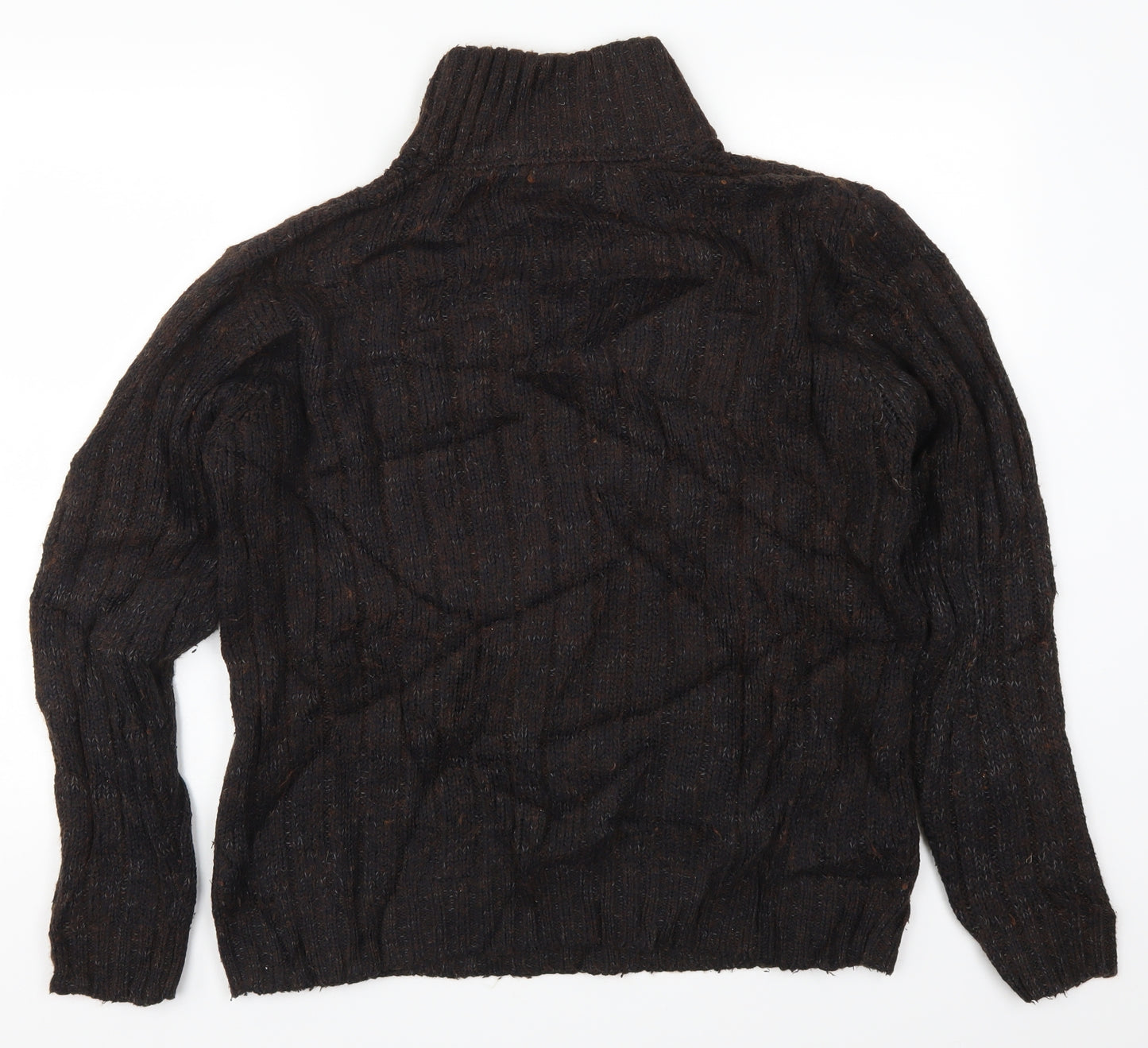Marks and Spencer Girls Brown  Knit Pullover Jumper Size M