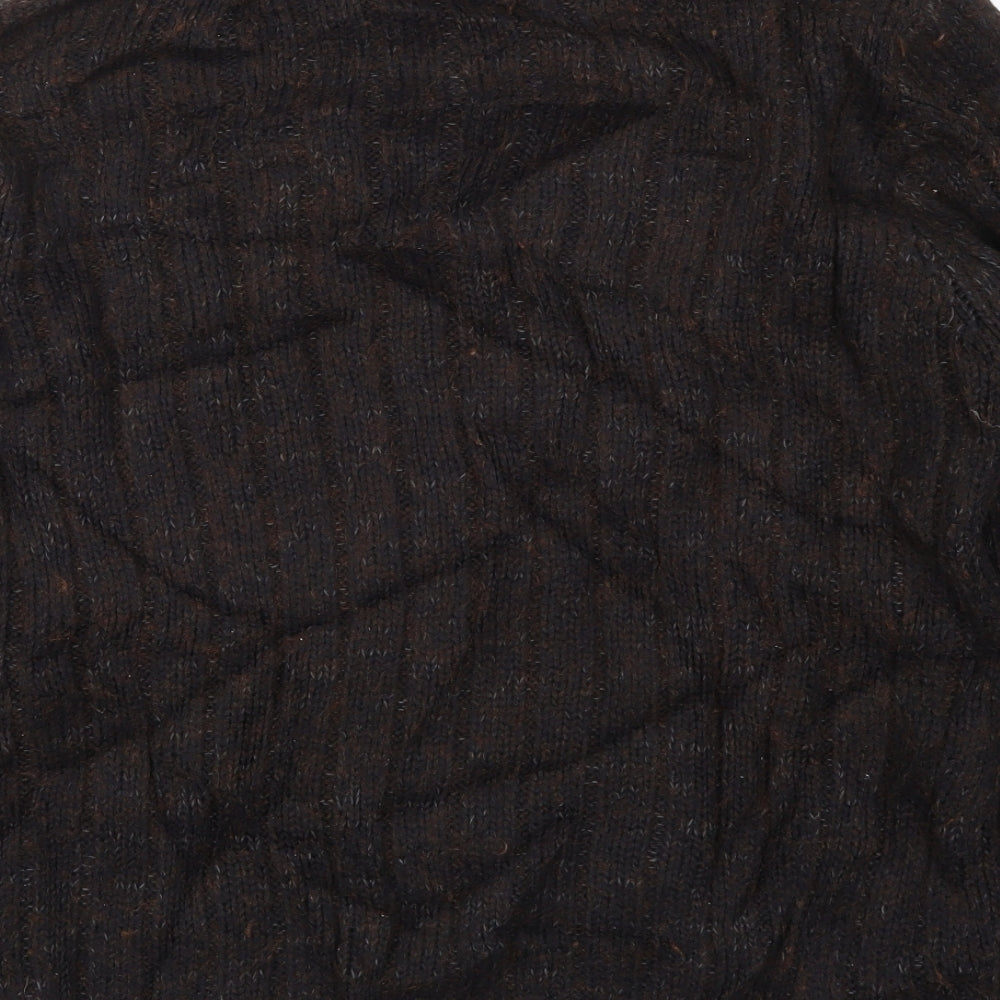 Marks and Spencer Girls Brown  Knit Pullover Jumper Size M