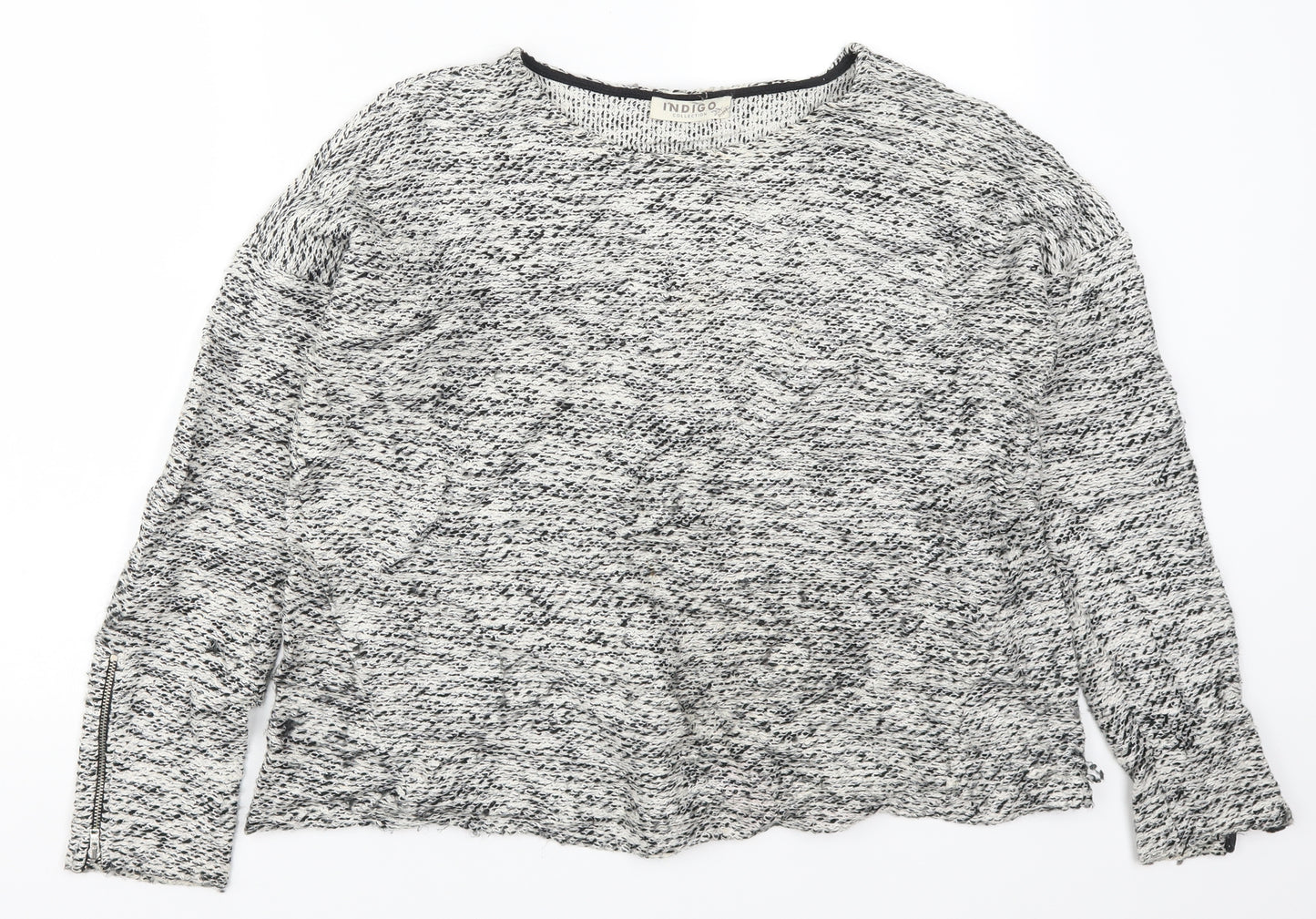 Marks and Spencer Womens Grey  Knit Pullover Jumper Size 14