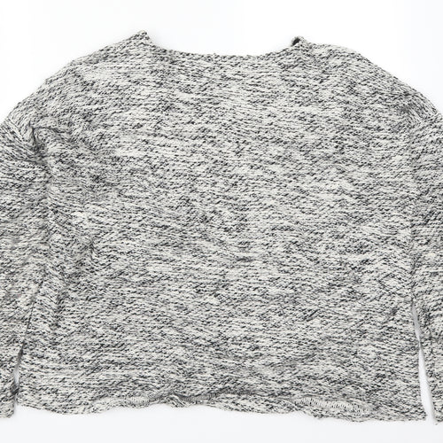 Marks and Spencer Womens Grey  Knit Pullover Jumper Size 14