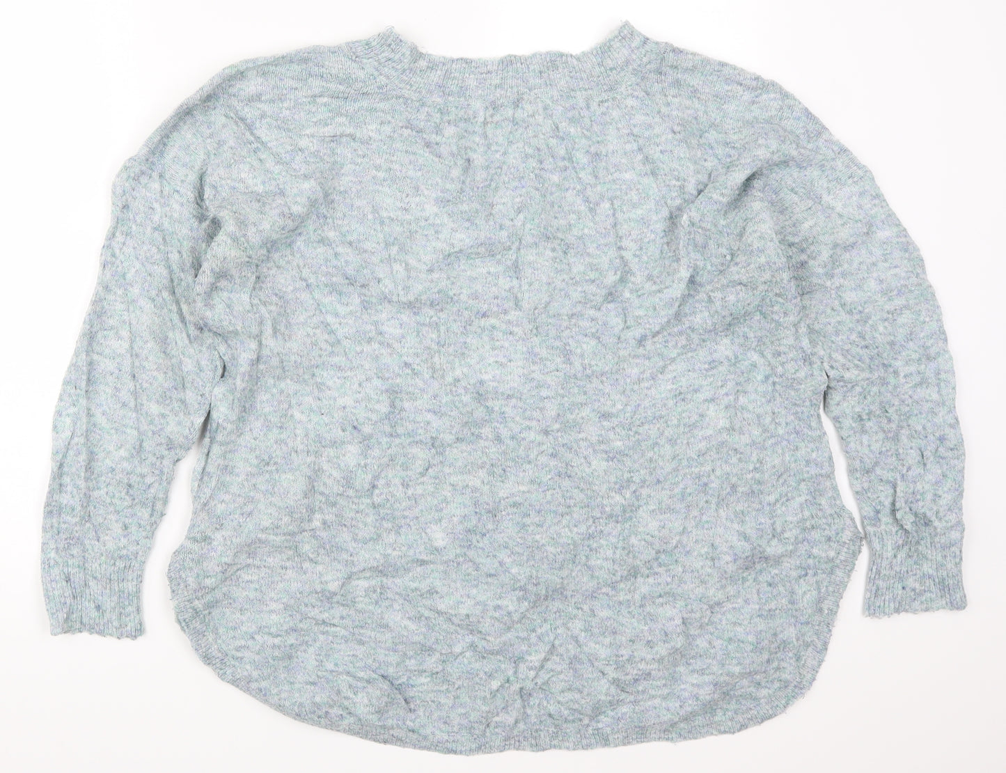 Marks and Spencer Womens Blue  Knit Pullover Jumper Size 14
