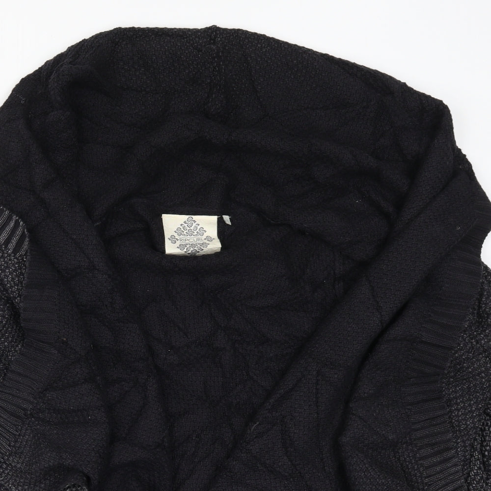 RIP CURL Womens Grey  Knit Cardigan Jumper Size M
