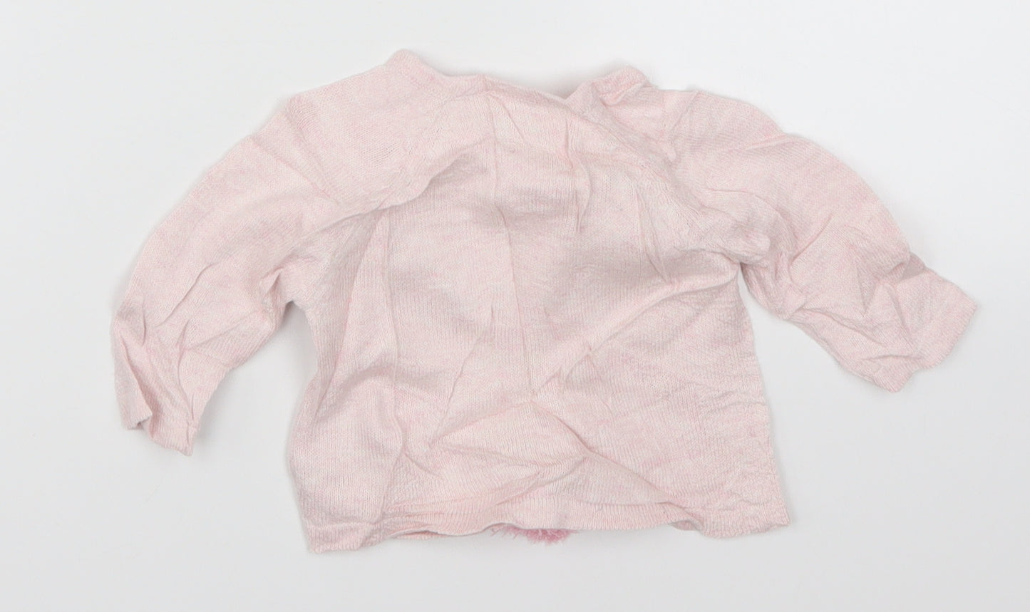 NEXT Girls Pink   Pullover Jumper One Size  - Rabbit