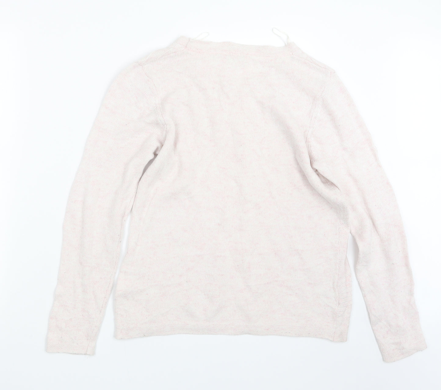 CC Womens Pink  Knit Pullover Jumper Size L