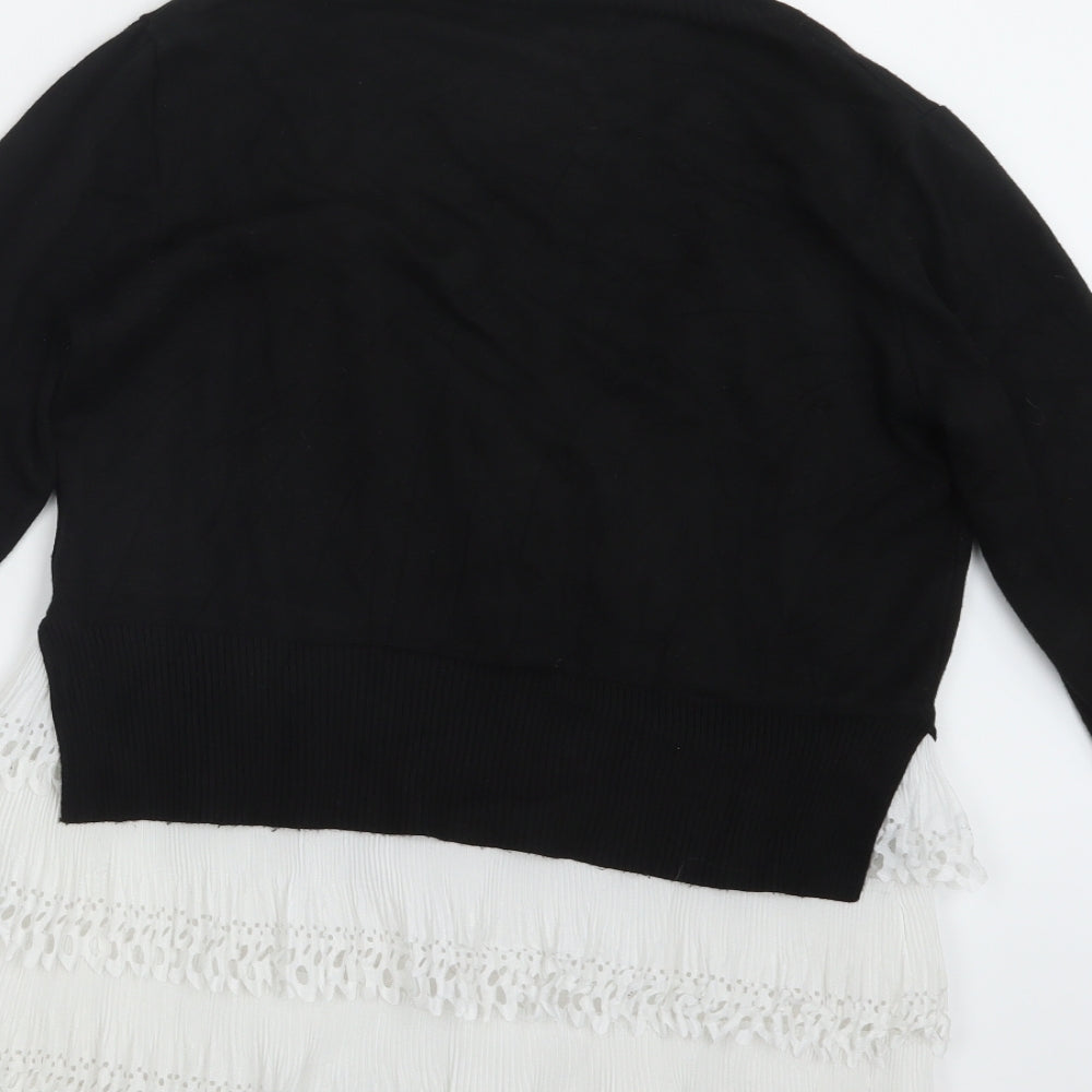 Cameo Rose Womens Black   Pullover Jumper Size M