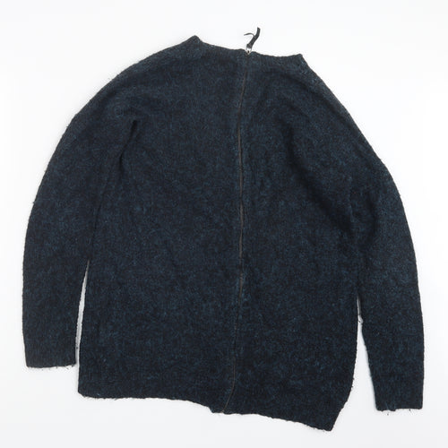 Topshop Womens Blue  Knit Pullover Jumper Size 10