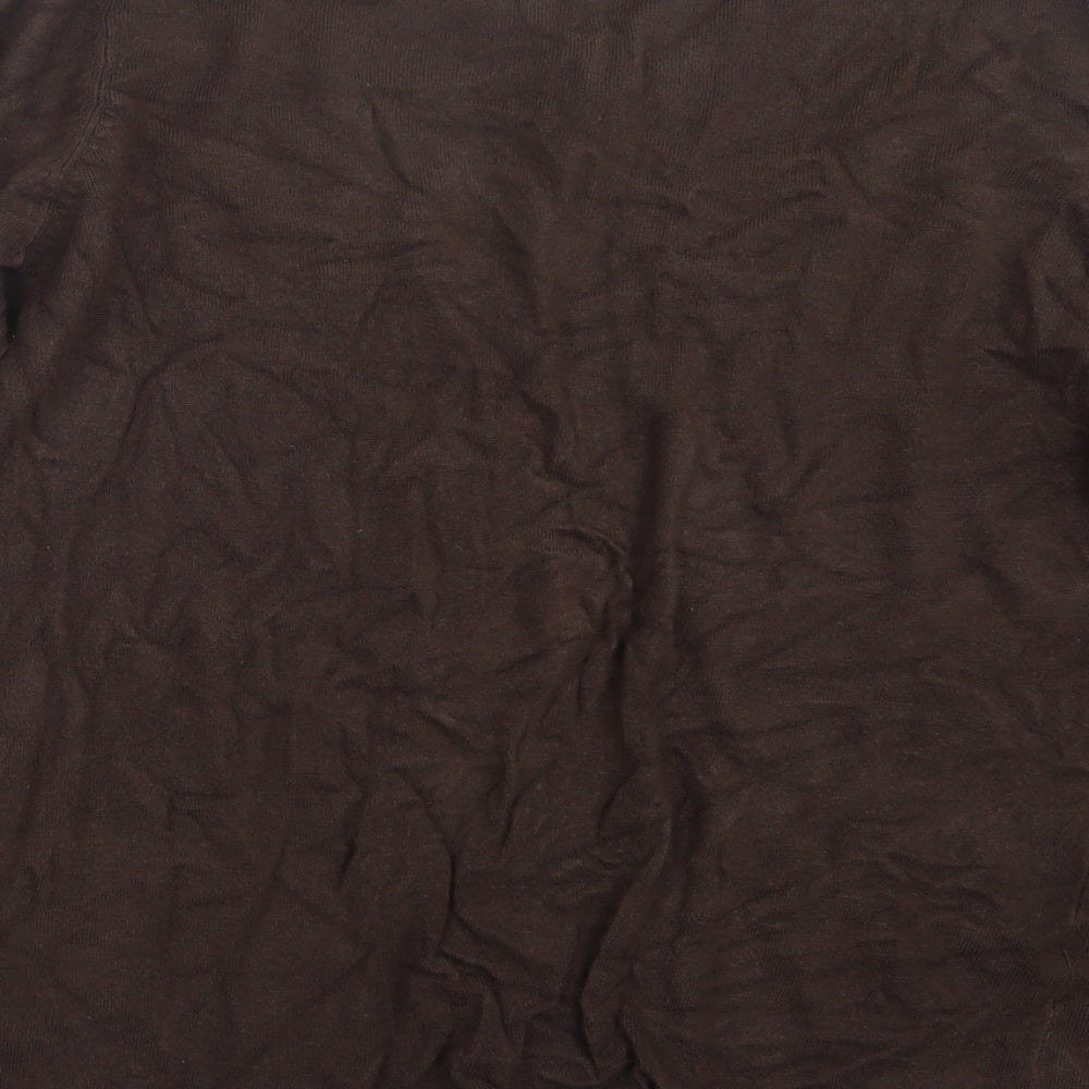 BHS Womens Brown  Knit Cardigan Jumper Size 20