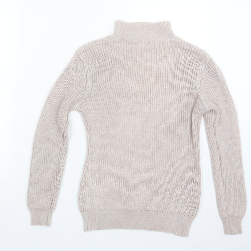 Quiz Womens Pink  Knit Pullover Jumper Size S