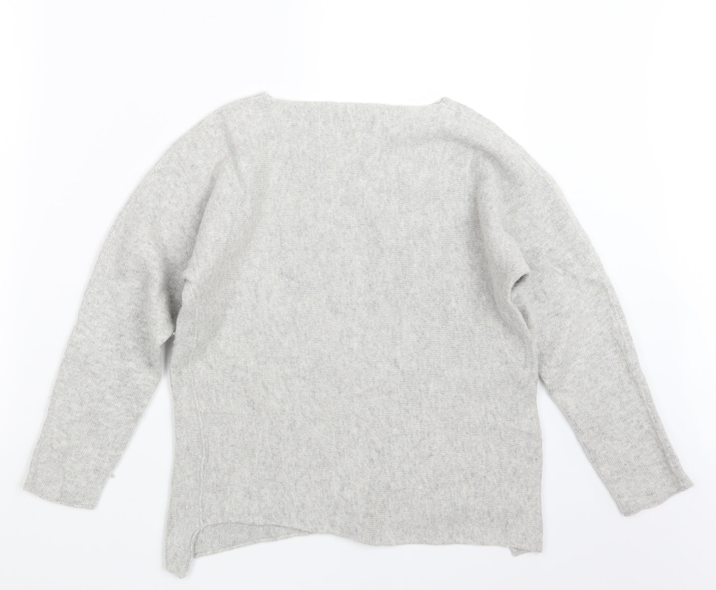 ISABELLA D. Womens Grey  Knit Pullover Jumper Size M