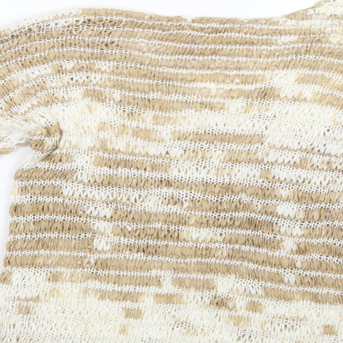 NEXT Womens Beige  Knit Pullover Jumper Size M