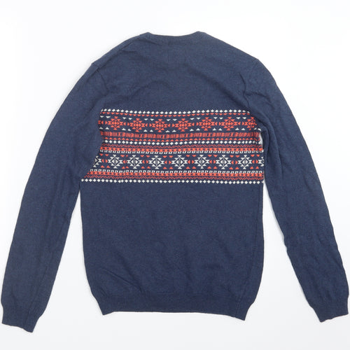 ASOS Mens Blue  Knit Pullover Jumper Size XS