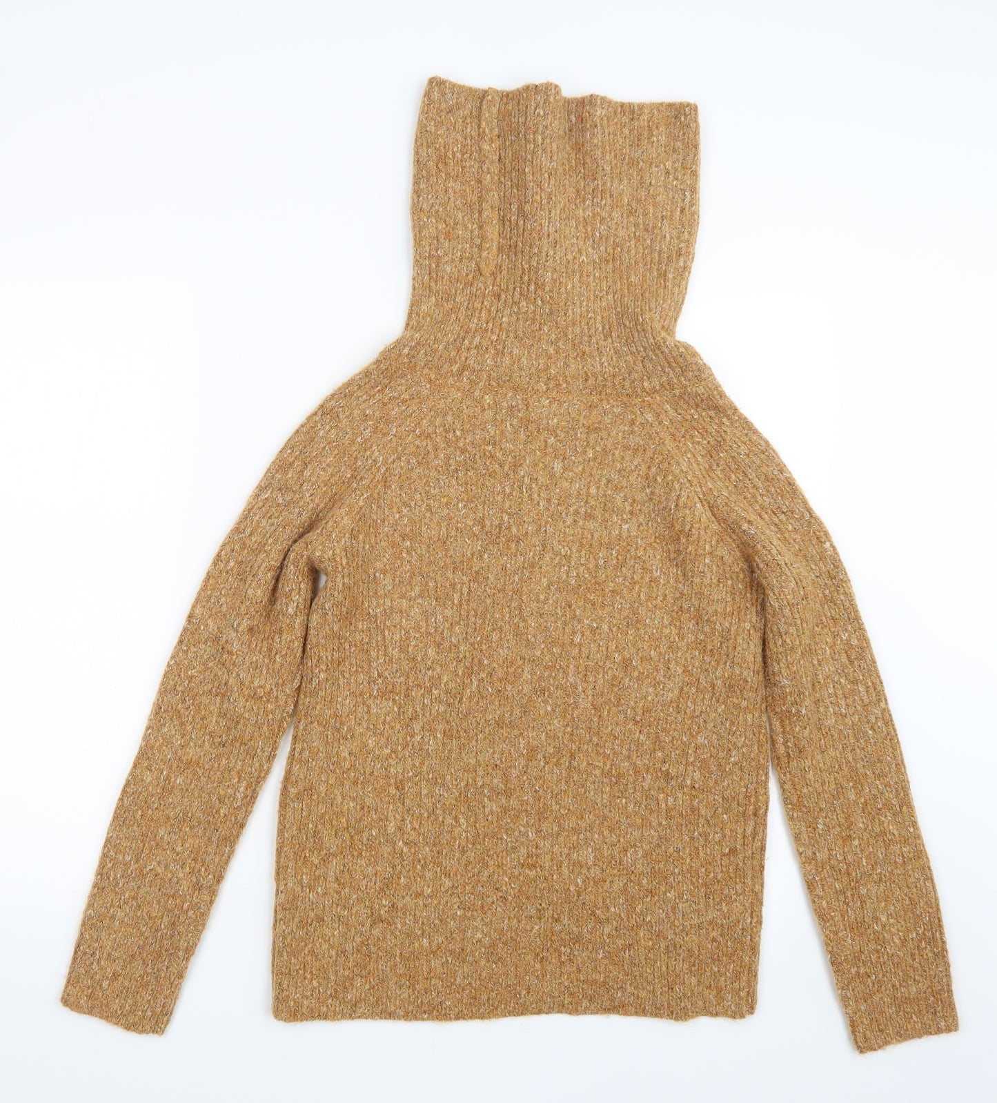 Papaya Womens Yellow  Knit Pullover Jumper Size S