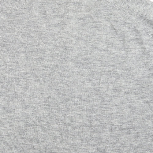 Hush Womens Grey  Knit Pullover Jumper Size M