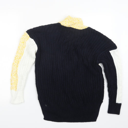 Marks and Spencer Womens Yellow  Knit Pullover Jumper Size S
