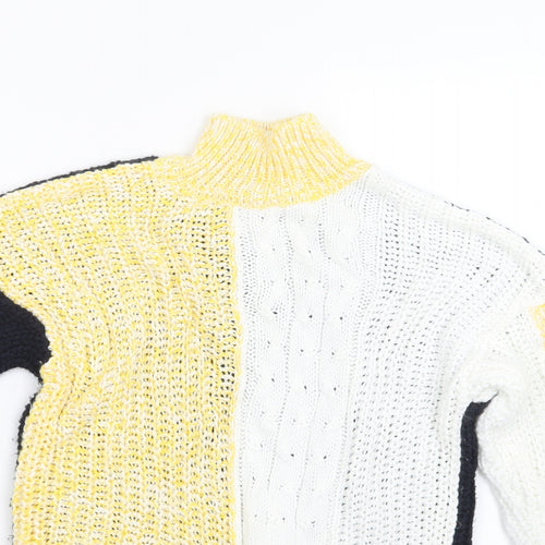 Marks and Spencer Womens Yellow  Knit Pullover Jumper Size S