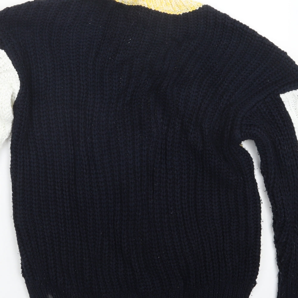 Marks and Spencer Womens Yellow  Knit Pullover Jumper Size S