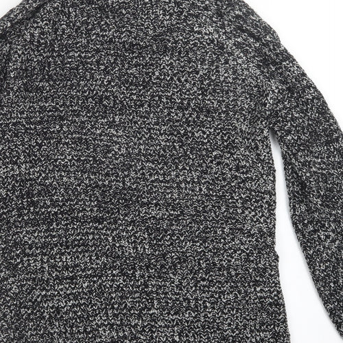 Papaya Womens Black  Knit Cardigan Jumper Size S