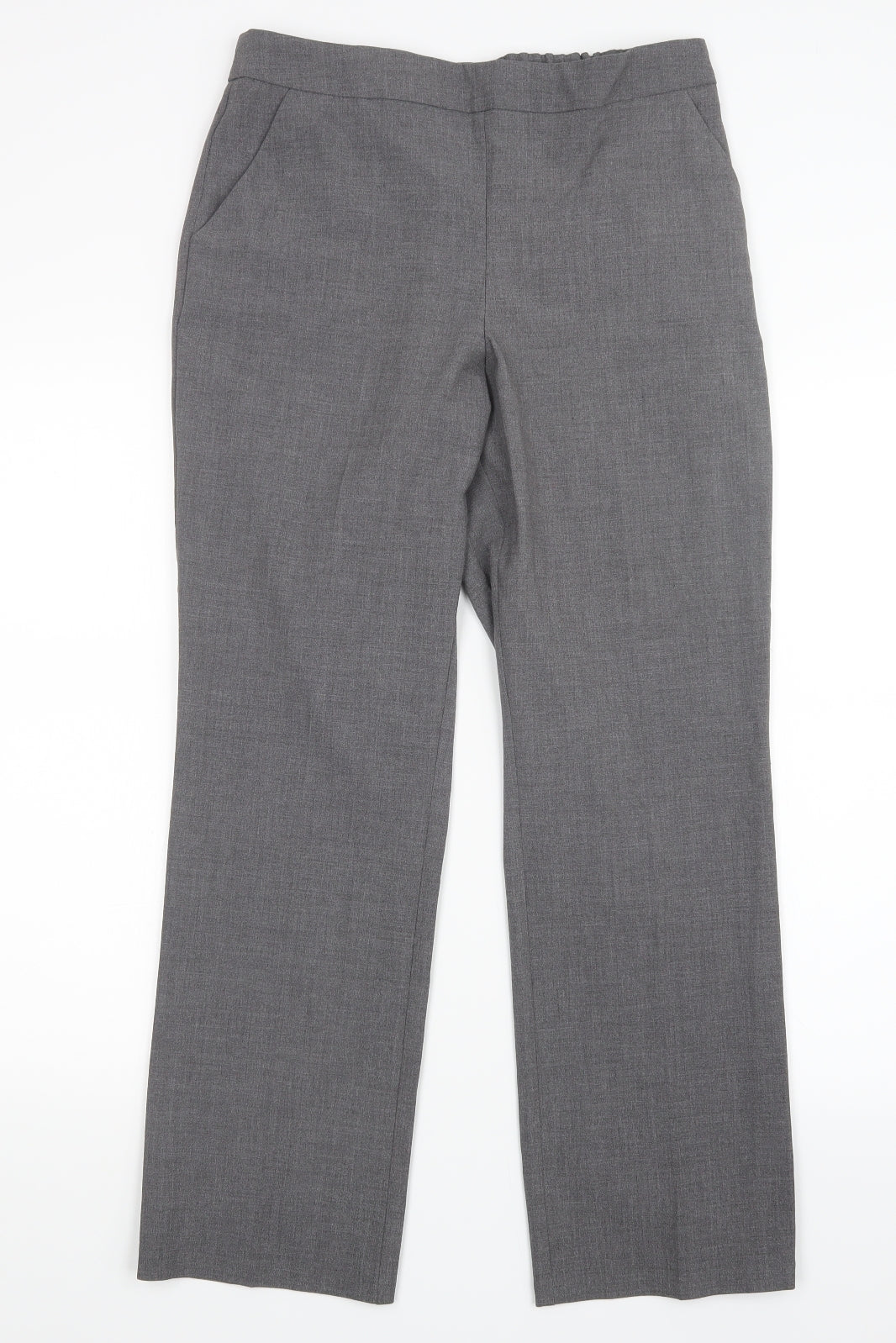 Marks and Spencer Womens Grey   Trousers  Size 12 L29 in
