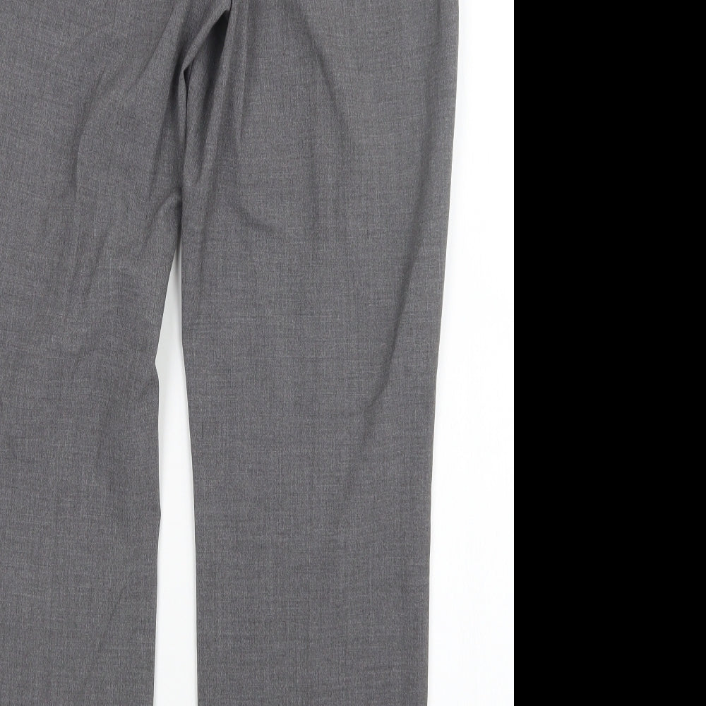 Marks and Spencer Womens Grey   Trousers  Size 12 L29 in