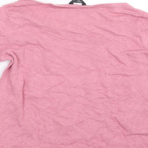 M&Co Womens Pink  Knit Pullover Jumper Size 12