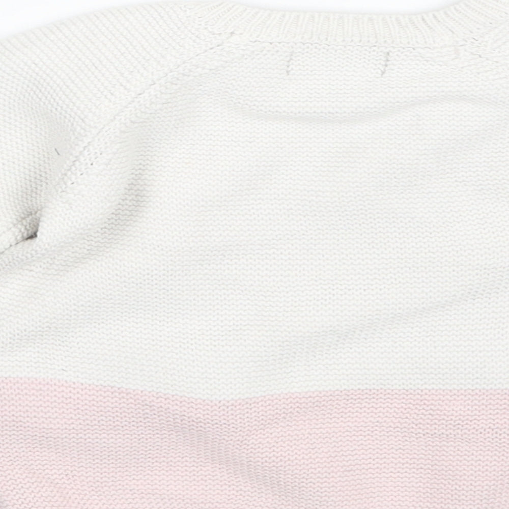 Primark Girls Pink  Knit Pullover Jumper Size 12-18 Months