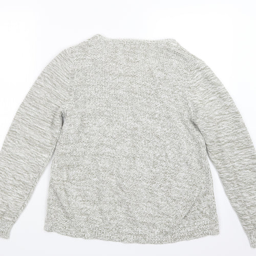M&Co Womens Green  Knit Pullover Jumper Size 16